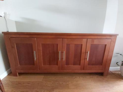 Set geolied kersenhouten meubels, Huis en Inrichting, Overige Huis en Inrichting, Gebruikt, Ophalen