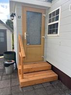 Douglashouten chalet opstap, Tinyhouse, caravanopstap
