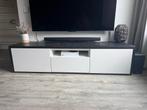 IKEA Besta TV Meubel met Steigerhout, Huis en Inrichting, Kasten | Televisiemeubels, Ophalen, Gebruikt, 150 tot 200 cm, Minder dan 100 cm