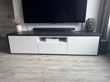IKEA Besta TV Meubel met Steigerhout