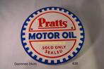 Pratt,s motor oil gietijzeren wandbord garagebord mancave, Nieuw, Ophalen of Verzenden