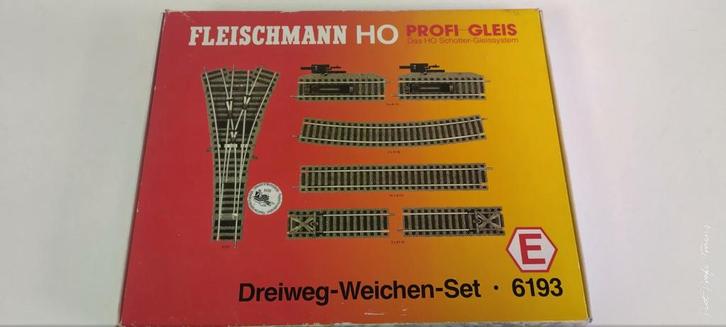 Fleischmann 6193 H0 - Profi-Gleis Uitbreidingsset E, Hobby en Vrije tijd, Modeltreinen | H0, Rails, Gelijkstroom, Fleischmann