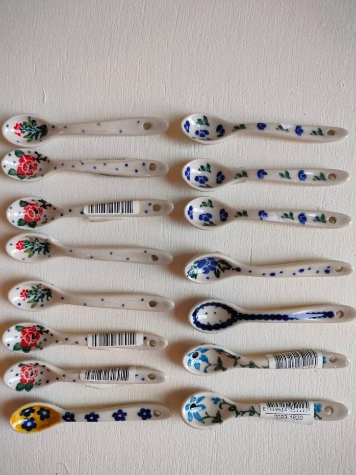 Theelepel lepel espressolepel Bunzlau Castel, Huis en Inrichting, Keuken | Servies, Nieuw, Overige typen, Overige stijlen, Keramiek