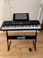 RockJam Keyboard RJ761-SK, 61 toetsen, Midi-aansluiting, Zo goed als nieuw, Ophalen
