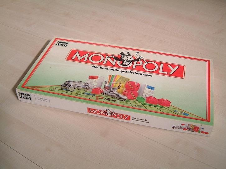 Monopoly 1992 Parker 06951NL 892, Hobby en Vrije tijd, Gezelschapsspellen | Bordspellen, Gebruikt, Vijf spelers of meer, Ophalen of Verzenden