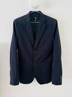 Gala kostuum voor jouw examenfeestje, blauw met biesjes 44, Ophalen of Verzenden, Zo goed als nieuw, Maat 46 (S) of kleiner, Blauw