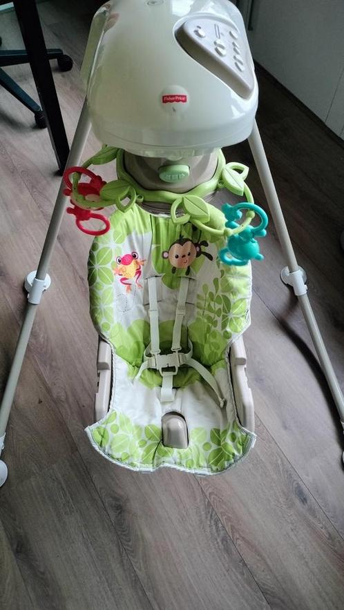 Fisher Price schommelstoel, Kinderen en Baby's, Wipstoeltjes, Zo goed als nieuw, Overige merken, Ophalen