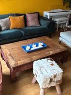 Opiumtafel - Houten Salontafel, Gebruikt, 100 tot 150 cm, Minder dan 50 cm, Rechthoekig