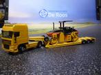 DAF XF 95 met dieplader en wals, Hobby en Vrije tijd, Modelauto's | 1:50, Ophalen of Verzenden, Zo goed als nieuw, Bus of Vrachtwagen