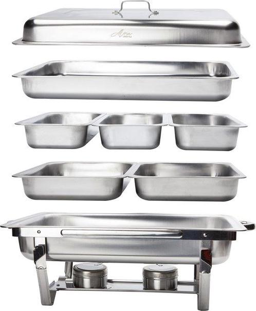 chafing dish chrome 6 bakken, Huis en Inrichting, Keuken | Keukenbenodigdheden