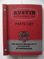 Austin Healey 100 Parts List Publication 1050, Ophalen of Verzenden