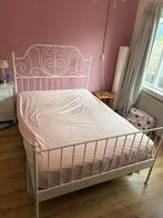 IKEA Prinsessen Bed 140x200 + Lattenbodem, Huis en Inrichting, Gebruikt, Wit, Tweepersoons, 200 cm