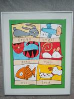 Kinderprent dieren, Verkerke, voor kinderkamers, Ophalen of Verzenden, Zo goed als nieuw, Wanddecoratie