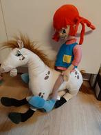 Grote Pippi langkous en witje poppen knuffels, Ophalen of Verzenden