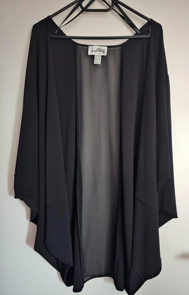 JOSEPH RIBKOFF; BIJZONDER APART VEST ZGAN, Kleding | Dames, Truien en Vesten, Zo goed als nieuw, Maat 38/40 (M), Zwart, Ophalen of Verzenden