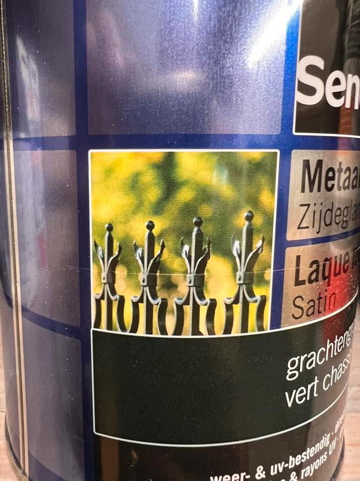 Grachtengroen groen metaalverf verf + muurverf antraciet 2,5, Doe-het-zelf en Verbouw, Verf, Beits en Lak, Nieuw, Verf, Minder dan 5 liter