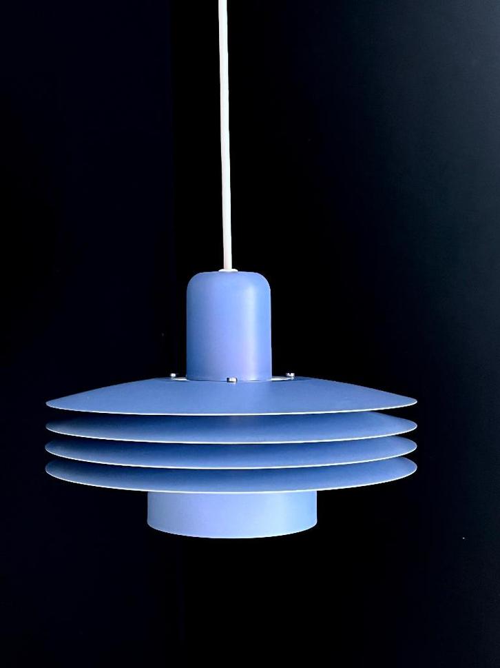 Hal hanglamp Horn Belysning licht blauw, Huis en Inrichting, Lampen | Hanglampen, Zo goed als nieuw, Minder dan 50 cm, Metaal