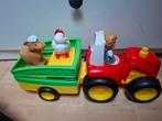 Tractor met aanhanger en geluid, Ophalen of Verzenden, Gebruikt, Jongen of Meisje