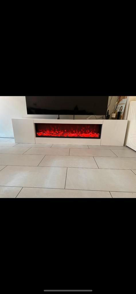TV meubelkast openhaard, Huis en Inrichting, Kasten | Televisiemeubels, Zo goed als nieuw, Minder dan 100 cm, 25 tot 50 cm, Ophalen of Verzenden