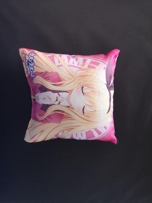 Mini kussen 2 zijdig anime/manga MM! Mio isurugi, Huis en Inrichting, Woonaccessoires | Kussens, Nieuw, Roze, Vierkant, Ophalen of Verzenden