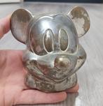 verzilverd Mickey Mouse spaarpot Disney, Ophalen of Verzenden, Mickey Mouse, Beeldje of Figuurtje