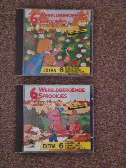 2 x CD  ~  6  Wereldberoemde sprookjes etc. vol. 2 en 3, Cd's en Dvd's, Cd's | Kinderen en Jeugd, Gebruikt, Verhaal of Sprookje