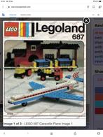 Lego 687 Caravelle vliegtuig, Complete set, Gebruikt, Ophalen of Verzenden, Lego
