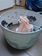 Safari Hanglamp Mintgroen Kinderkamer, Ophalen, 25 tot 50 cm, Rond, Zo goed als nieuw