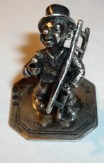 Zilveren miniatuur schoorsteenveger. ( gewicht 11 gram ), Antiek en Kunst, Ophalen of Verzenden, Zilver