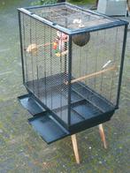 Vogelkooi: afm. 78 x 80 x 47 cm, Dieren en Toebehoren, Ophalen, Gebruikt, Metaal, Vogelkooi