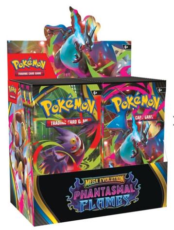 Pokémon TCG: Phantasmal Flames Boosterbox beschikbaar voor biedingen