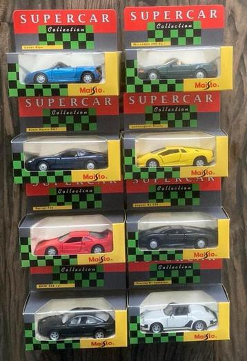 Maistro Supercar Collection - ongeopend - 8 stuks beschikbaar voor biedingen