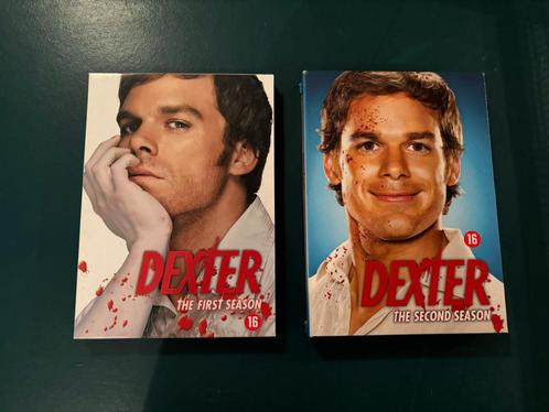 Dvd serie dexter box 1 en 2 complete seizoen 1 en 2!, Cd's en Dvd's, Dvd's | Tv en Series, Zo goed als nieuw, Thriller, Boxset