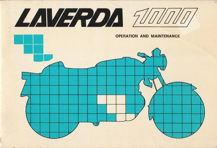 Laverda 1000 manual handboek (7392z), Motoren, Handleidingen en Instructieboekjes, Overige merken, Ophalen of Verzenden