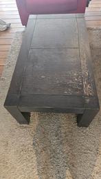 Robuuste houten salontafel, Ophalen, Gebruikt, 100 tot 150 cm, 50 tot 100 cm