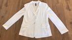 Marccain colbert creme stretch 5/42, Verzenden, Wit, Maat 42/44 (L), Nieuw