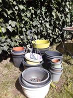 Plastic potten voor planten of kruiden, Ophalen of Verzenden, Gebruikt