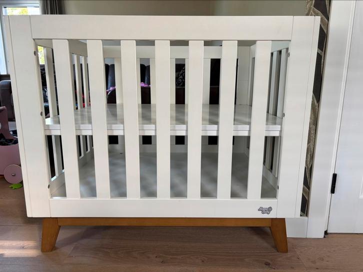 Happy Baby Box New Vintage, Kinderen en Baby's, Boxen, Gebruikt, Rechthoekig, In hoogte verstelbaar, Boxkleed, Ophalen