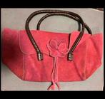 Suède damestas van Beauregard, Sieraden, Tassen en Uiterlijk, Ophalen of Verzenden, Zo goed als nieuw, Roze, Handtas