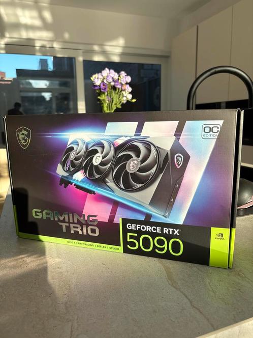 MSI RTX 5090 Gaming Trio - Nieuw in doos!, Computers en Software, Videokaarten, Nieuw, Nvidia, PCI-Express 5.0, GDDR6, HDMI, Ophalen
