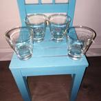 Royal club the original glazen frozen logo 4 stuks, Verzamelen, Ophalen, Zo goed als nieuw, Frisdrankglas