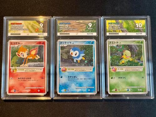 Pokémon Chimchar, Piplup & Turtwig PPP ACE 10 & ACE 9, Hobby en Vrije tijd, Verzamelkaartspellen | Pokémon, Nieuw, Losse kaart