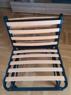 Slaapbank, Ophalen, Eenpersoons, Zwart, 190 cm of minder