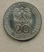 Polen, 20 zlotych 1974, Postzegels en Munten, Munten | Europa | Niet-Euromunten, Ophalen of Verzenden, Polen, Losse munt