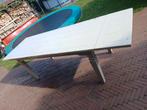 stevige zware eettafel, Huis en Inrichting, Tafels | Eettafels, Ophalen, Gebruikt, Rechthoekig, 50 tot 100 cm