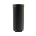 150/200mm - 50cm - dubbelwandige kachelpijp - zwart, Huis en Inrichting, Kachels, Ophalen, Zo goed als nieuw, Hout, Houtkachel