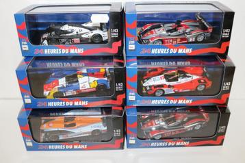 IXO 1:43 6 stuks :Audi - Nissan - Oreca -Aston Martin MIB beschikbaar voor biedingen