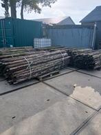 Boompalen teerpalen afrastering, Tuin en Terras, Palen, Balken en Planken, Ophalen, Gebruikt, 250 cm of meer, Palen