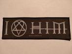 HIM love metal 2007 superstrip patch embleem gothic rock, Ophalen of Verzenden, Gebruikt, Kleding