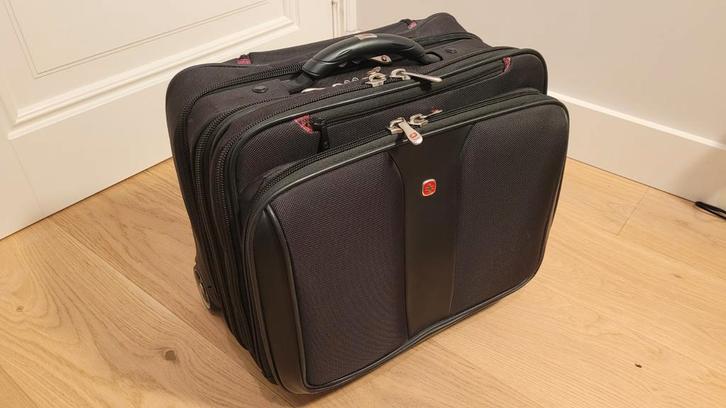 Wenger Patriot Trolley + Laptoptas, Sieraden, Tassen en Uiterlijk, Tassen | Reistassen en Weekendtassen, Zo goed als nieuw, Zwart